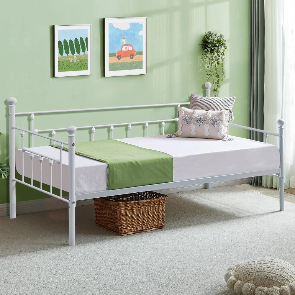 

Children's bed, dual-purpose bench bed frame, double bed with headboard, easy to assemble, children's bed