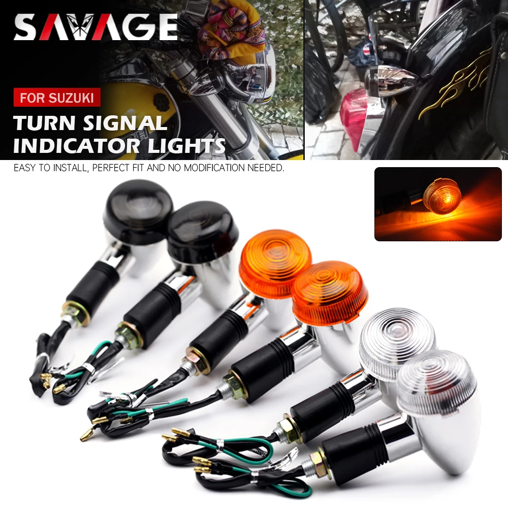 

Turn Signal Indicator Light For SUZUKI GSF 250/400/600/1200/S BANDIT GSX 1400/750 Katana GS500 SV Motorcycle Indicator Flasher