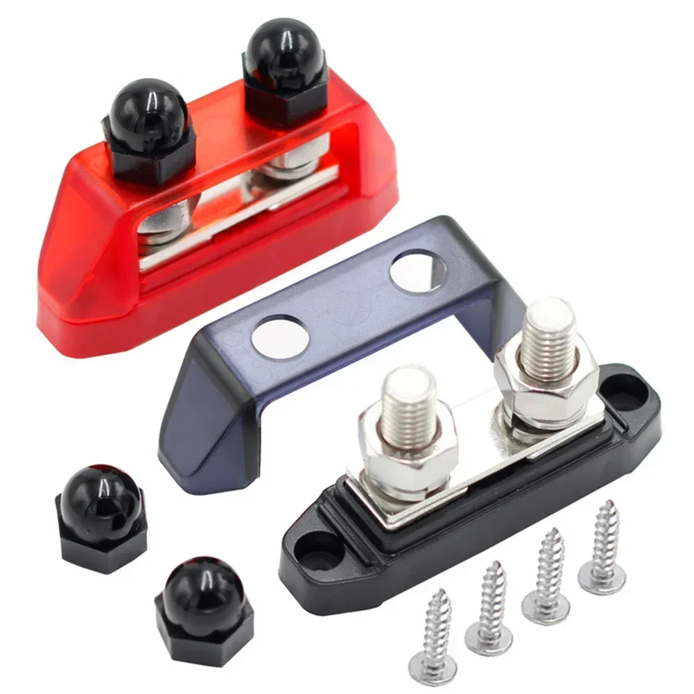Connecting Batteries Automotive Power Connector Battery Junction Post Efficient Power Distribution Block 3 8 Inch