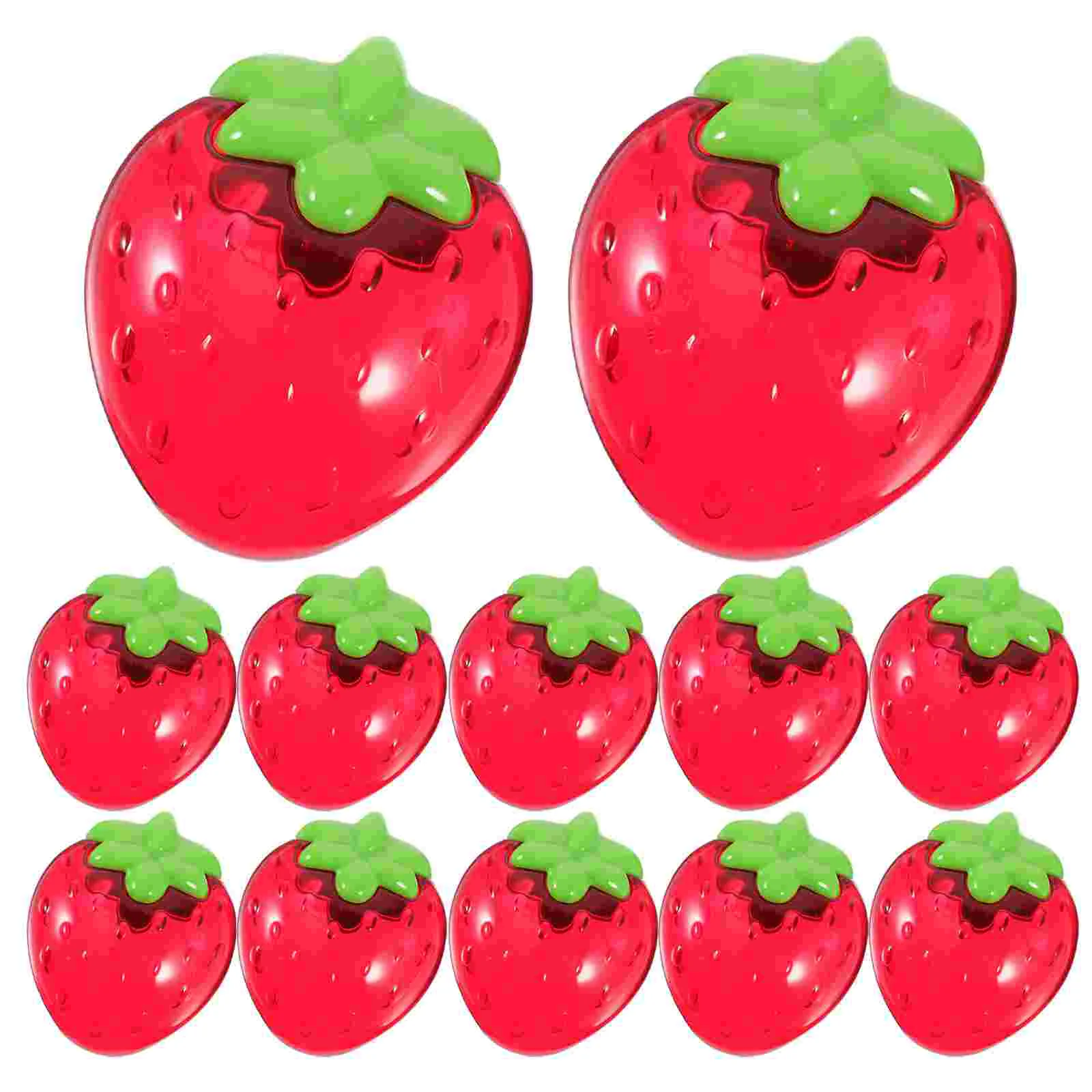 

12 Pcs Strawberry Shaped Packaging Box Party Favor Containers Candy Boxes Goodie Jewelry Dish Gift For Candies Chocolate