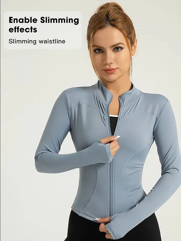 Fitness wear long-sleeved female Internet celebrity
