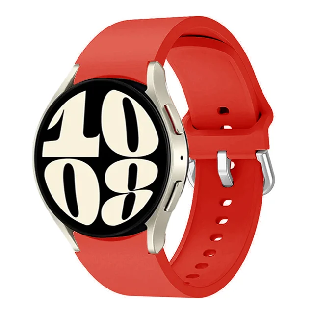 Universal Silicone Smartwatch Bracelet, 20mm/22mm Adjustable Strap