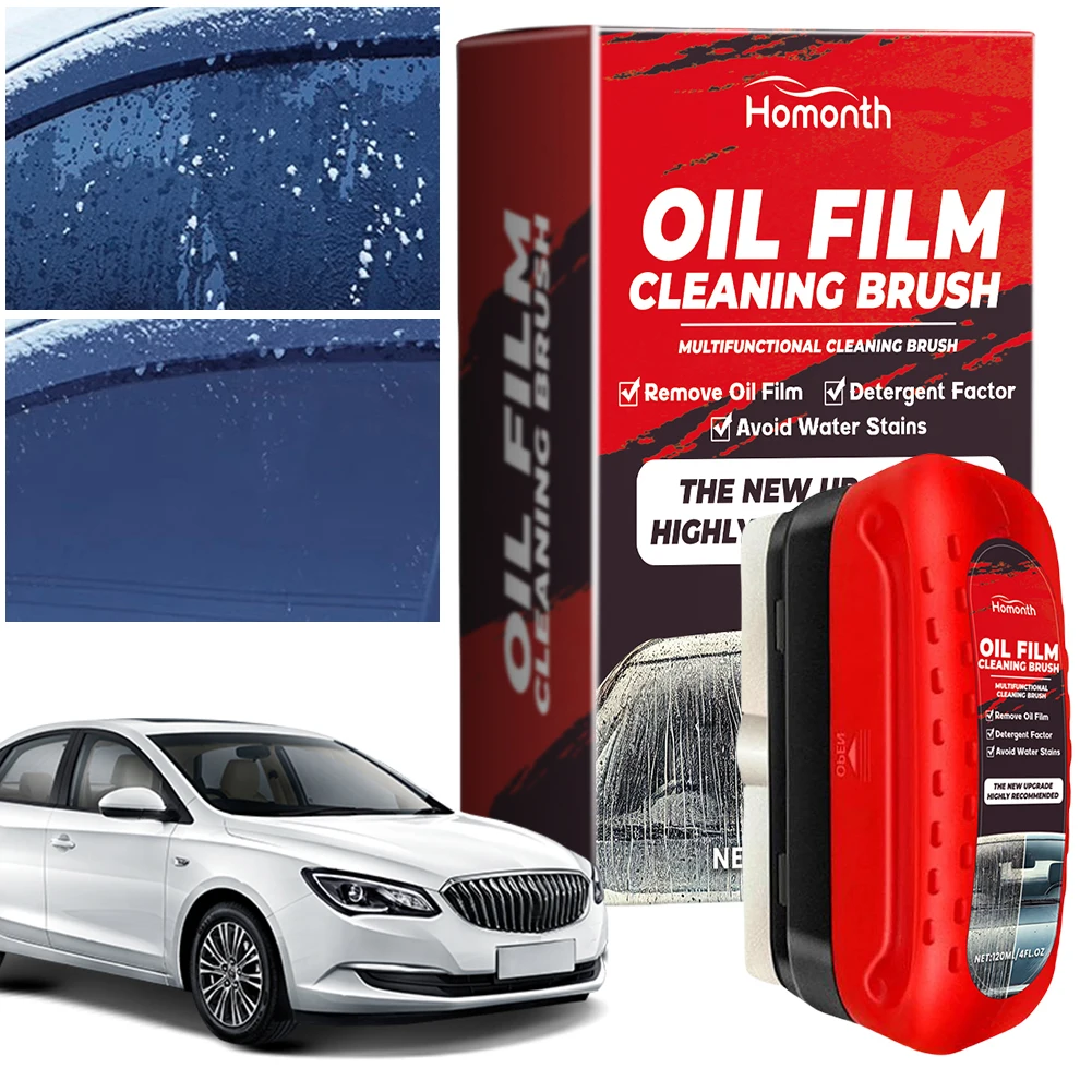 Powerful Car Windshield Cleaner Removes Dirt Car Window Glass Cleaner Auto Glass Sponge Cleaning Brush Oil Film Wipe
