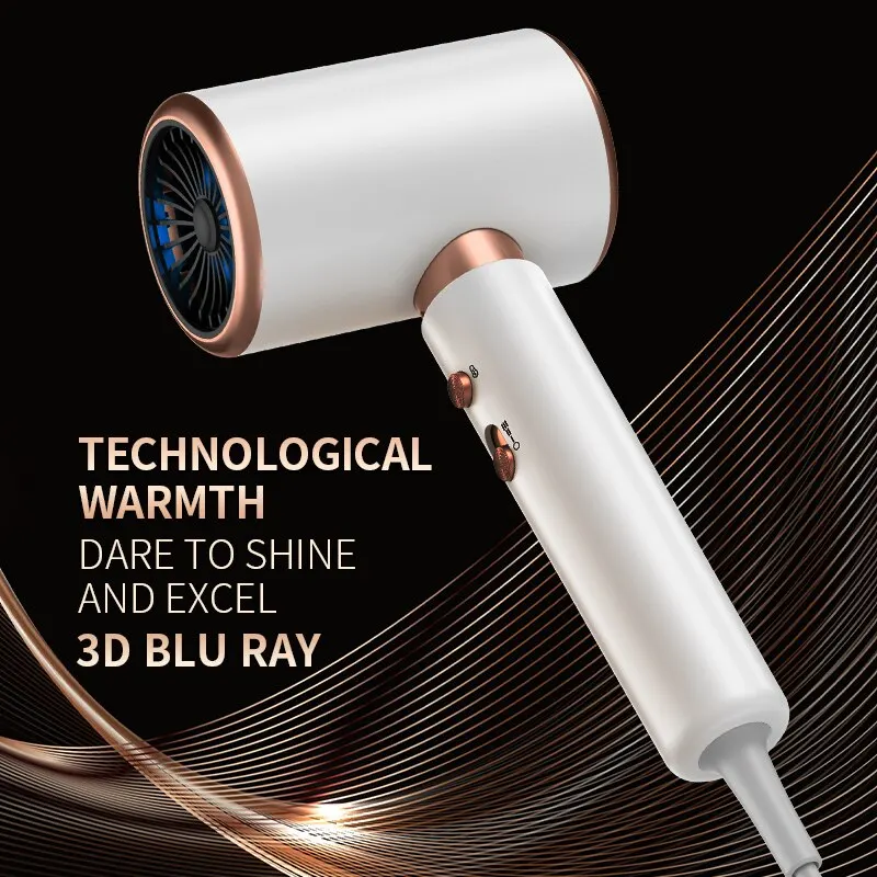 Electric Hair Dryer High-Speed Electric Turbine Airflow Low Noise Constant Temperature & Quick Drying Hair Dryer For Home Salons 3