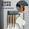 Magnetic Refrigerator Shelves Kitchen Wall Mounted Side Refrigerator Storage Rack Six Hooks Tissue Storage Multi-Purpose Hooks 5