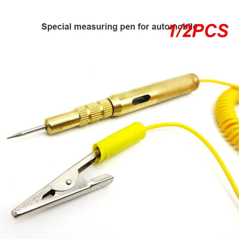 

OBD2 6V-24V Car Circuit Tester Probe Light System Test Probe Lamp Auto Light Lamp Voltage Test Pen Detector Copper