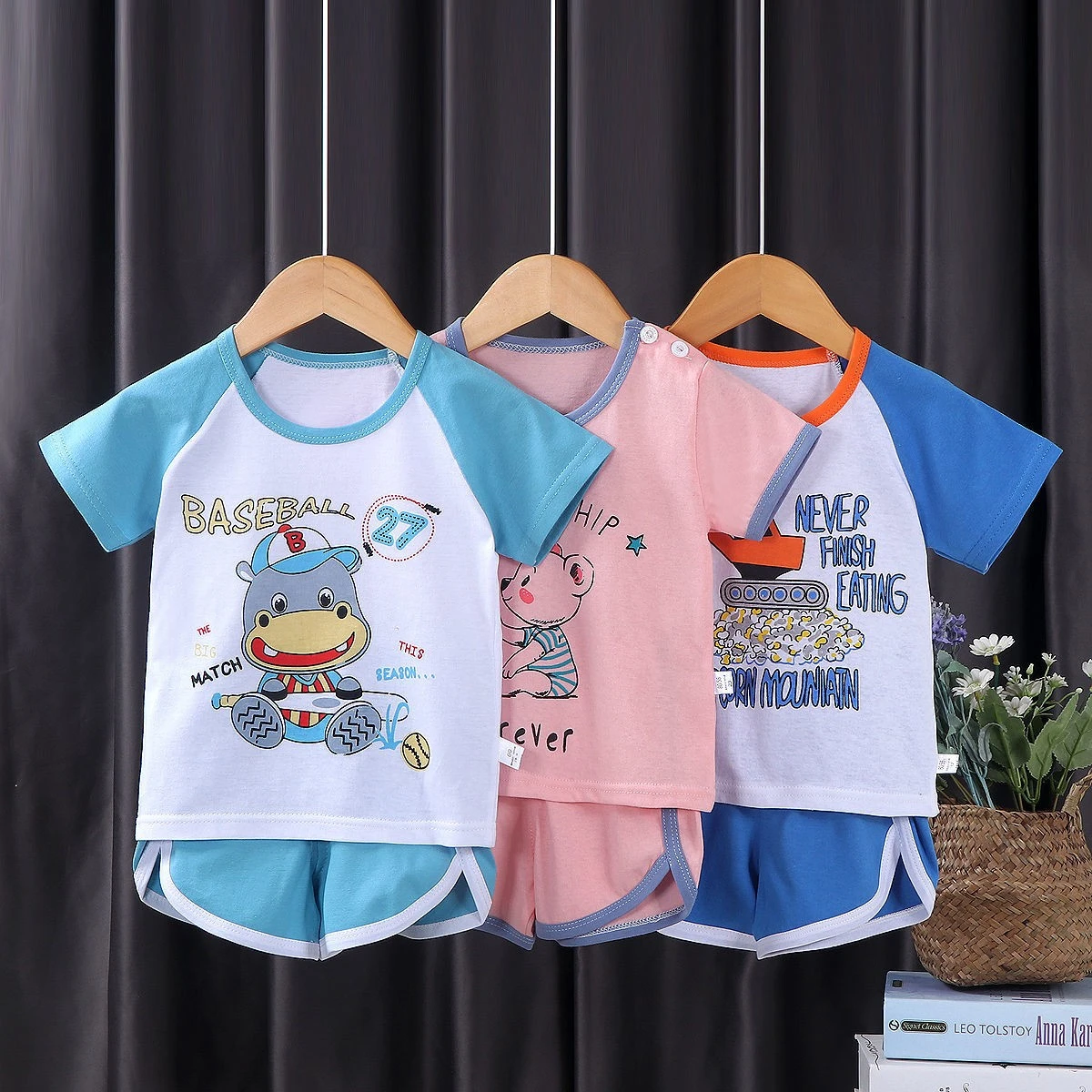 baby clothing set red	 0 1 2 3 4year Old Kids Wear Outfits Children's Summer Clothes Baby Boy Clothing 2 Piece Set Toddler Girls Tees Shorts Kids Suit Baby Clothing Set near me