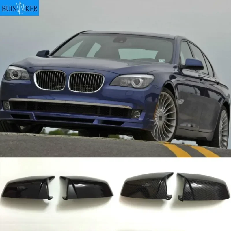 

2 шт., сменные колпачки из углеродного волокна для зеркала заднего вида BMW E60 E61 5 Series 2006-2013