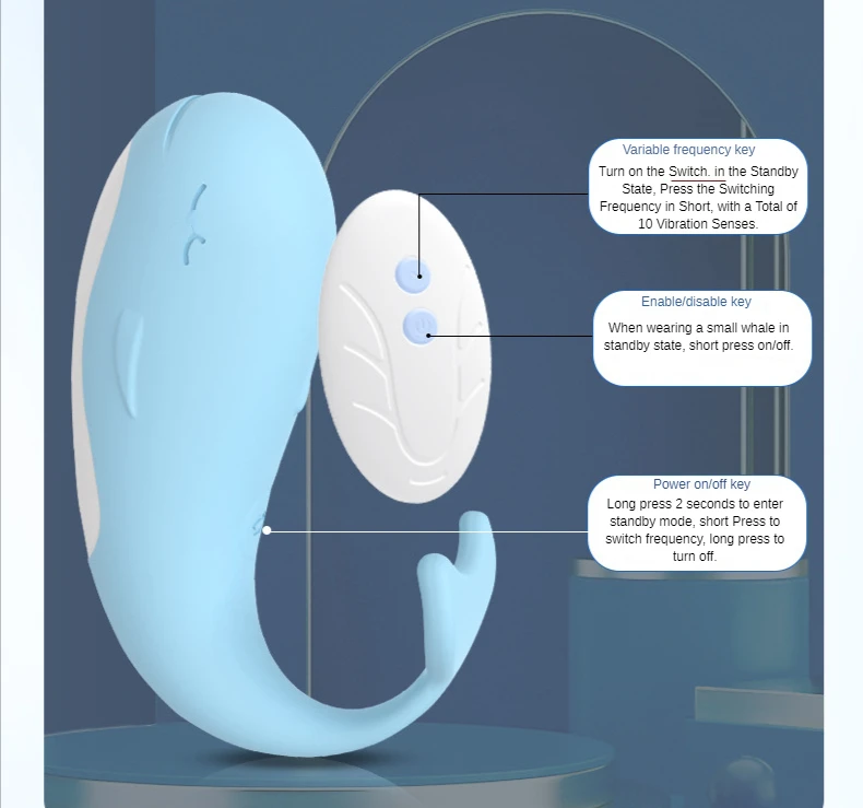 Wireless Remote Control Vibrator Female Masturbator Thermostatic_voghion.com