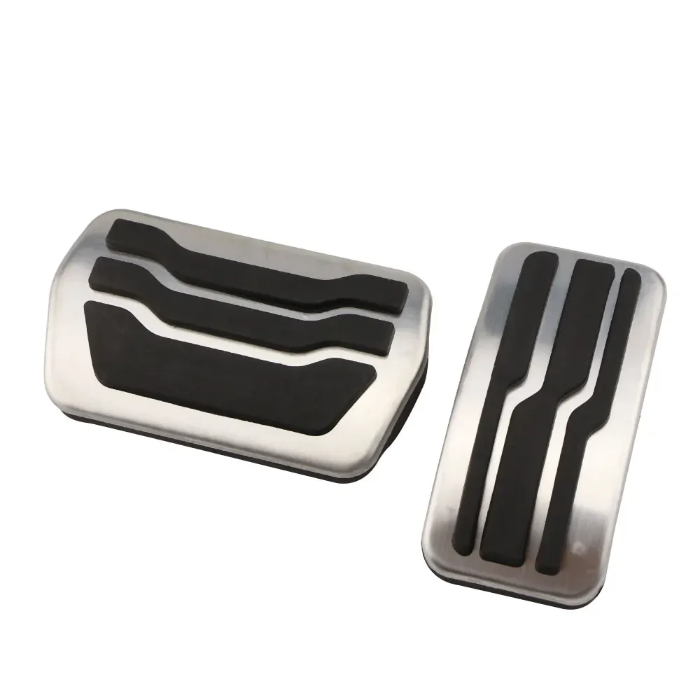Carmilla Stainless Steel Car Interior Gas Fuel Pedal Brake Pedals Cover for Ford Focus 2 3 4 MK2 MK3 MK4 2005-Accessories