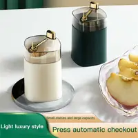 Automatic Pops Up Toothpick Holder Box Portable Toothpick Container Toothpick Dispenser Dining Table Toothpick Storage Box 1