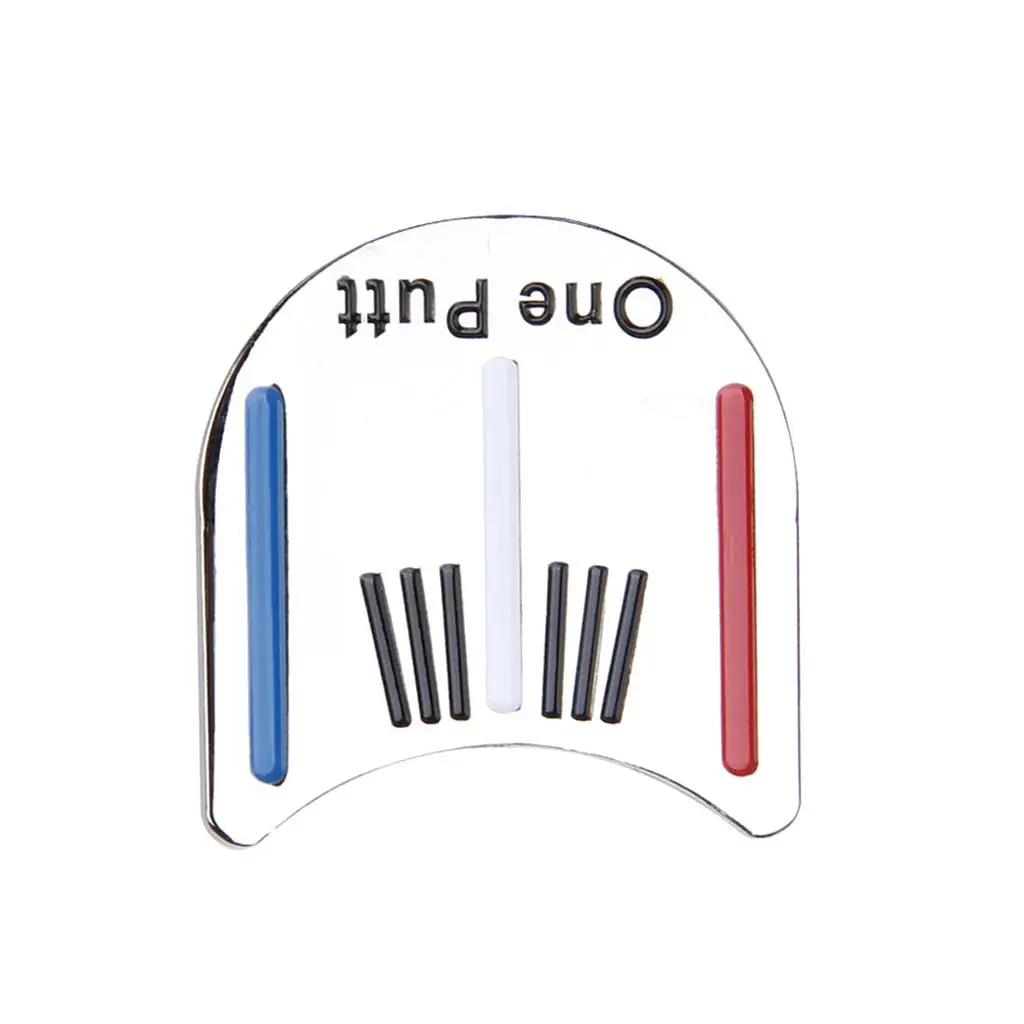 Golf Ball Marker Putting Training Alignment Aid w/ Hat Cap Clip Golfer Gift