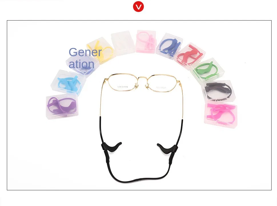 Brillen-Ohrbügel für Kinder, rutschfestes Silikonmaterial, 12 Farben – Detail 5