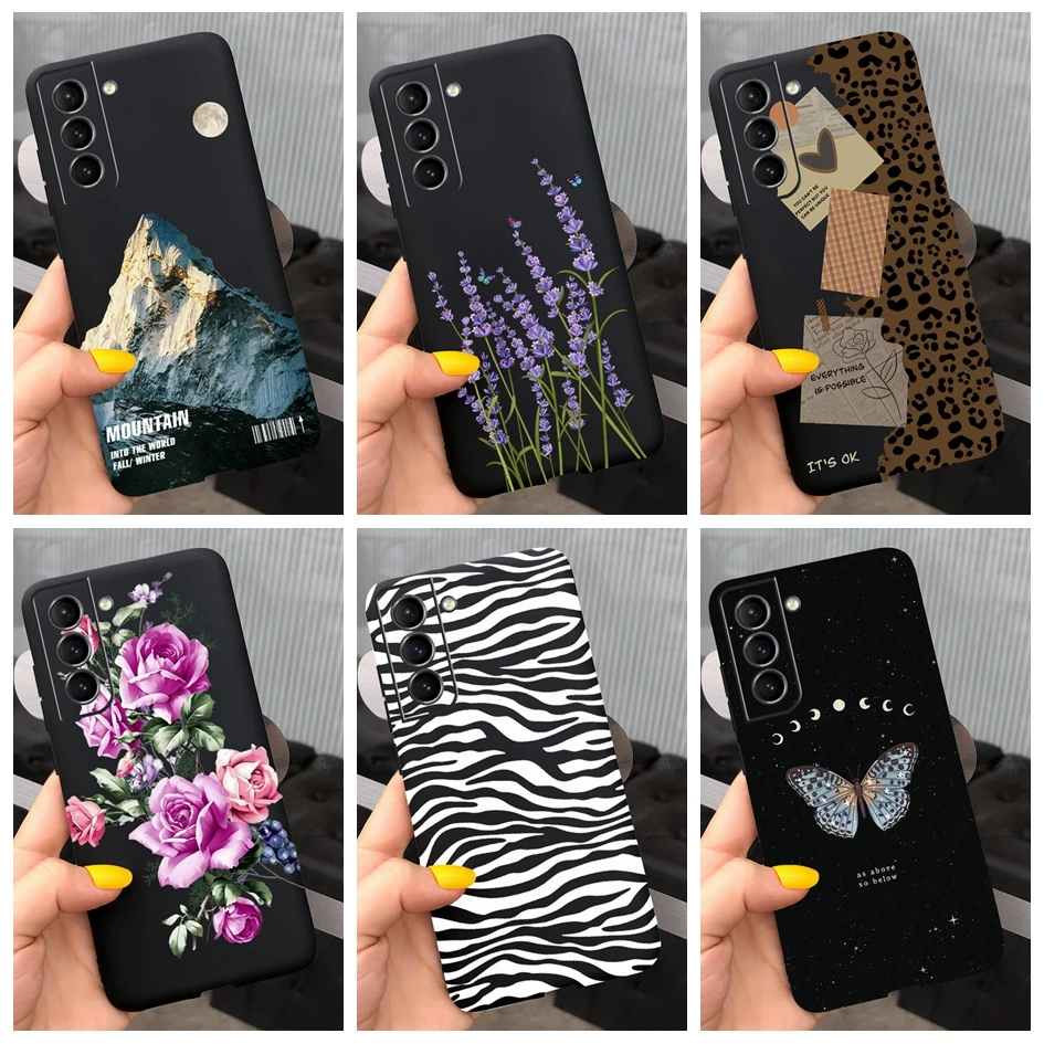 Per Samsung Galaxy S21 Fe Case Sm-G990B S21 Plus Cover Per Telefono Per Samsung S21 Ultra 5G Sm-G998B Funda Soft Silicone S21 S21 + Capa