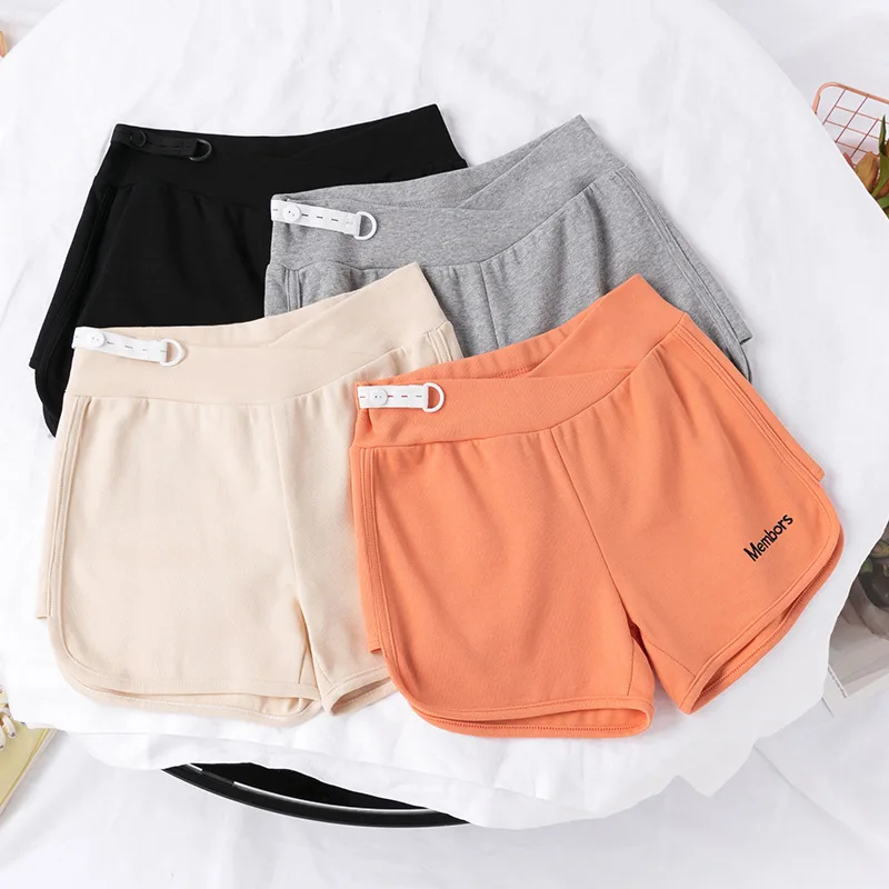 

Summer Cotton Maternity Shorts Prop Belly Loose Shorts Rest Sport Elasticity Pants Pregnancy Clothes for Pregnant Women