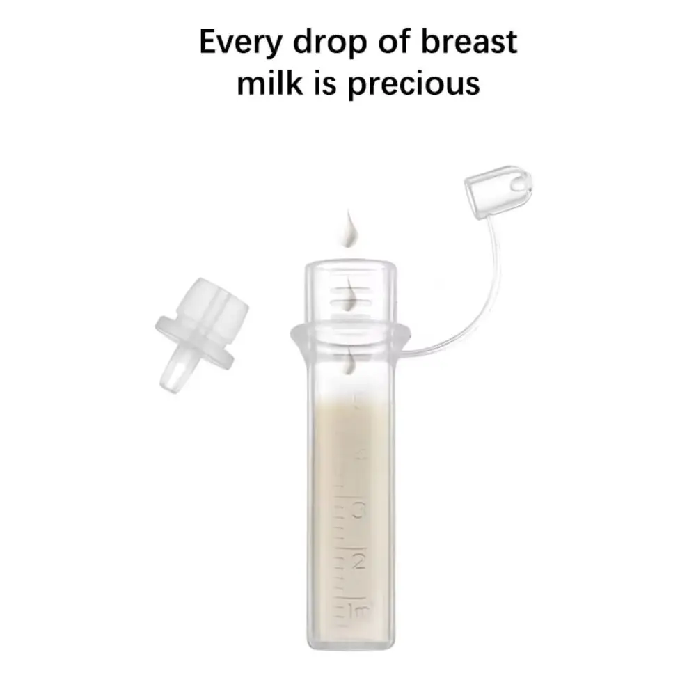 Reusable Colostrum Collector Food Safe 6ml Breast Milk Collection Baby Essentials Easy To Clean Baby Feeding Device