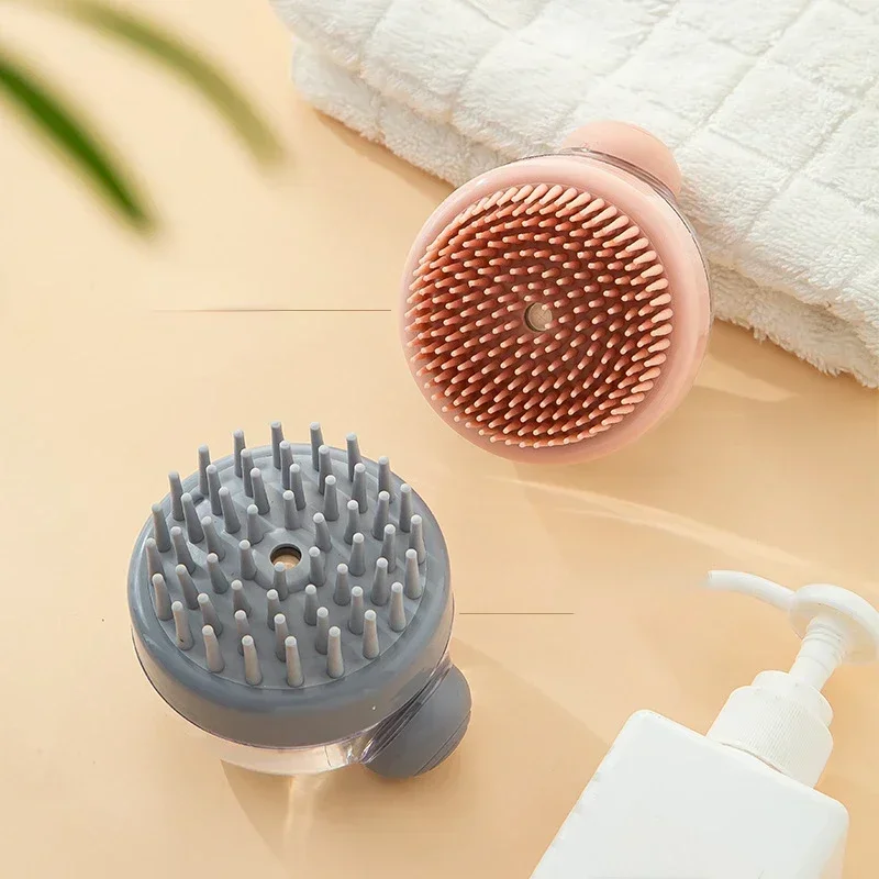 Soft Head Massager Manual Head Scalp Care Massage Slimming Comb Cleaning Exfoliate Remove Dandruff Promote Hair Grow 3
