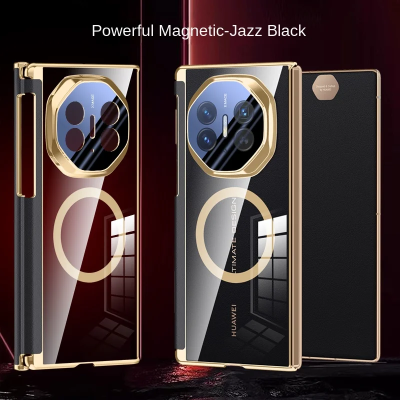 Enhanced Lens Protection Phone Case with Bracket & Magnetic Wireless Charging Support