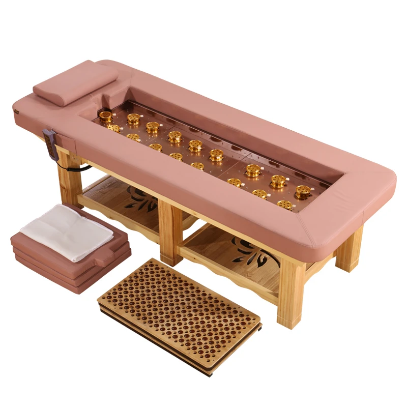 

18 moxibustion smokeless moxibustion bed full-body moxibustion steaming fumigation beauty salon special massage