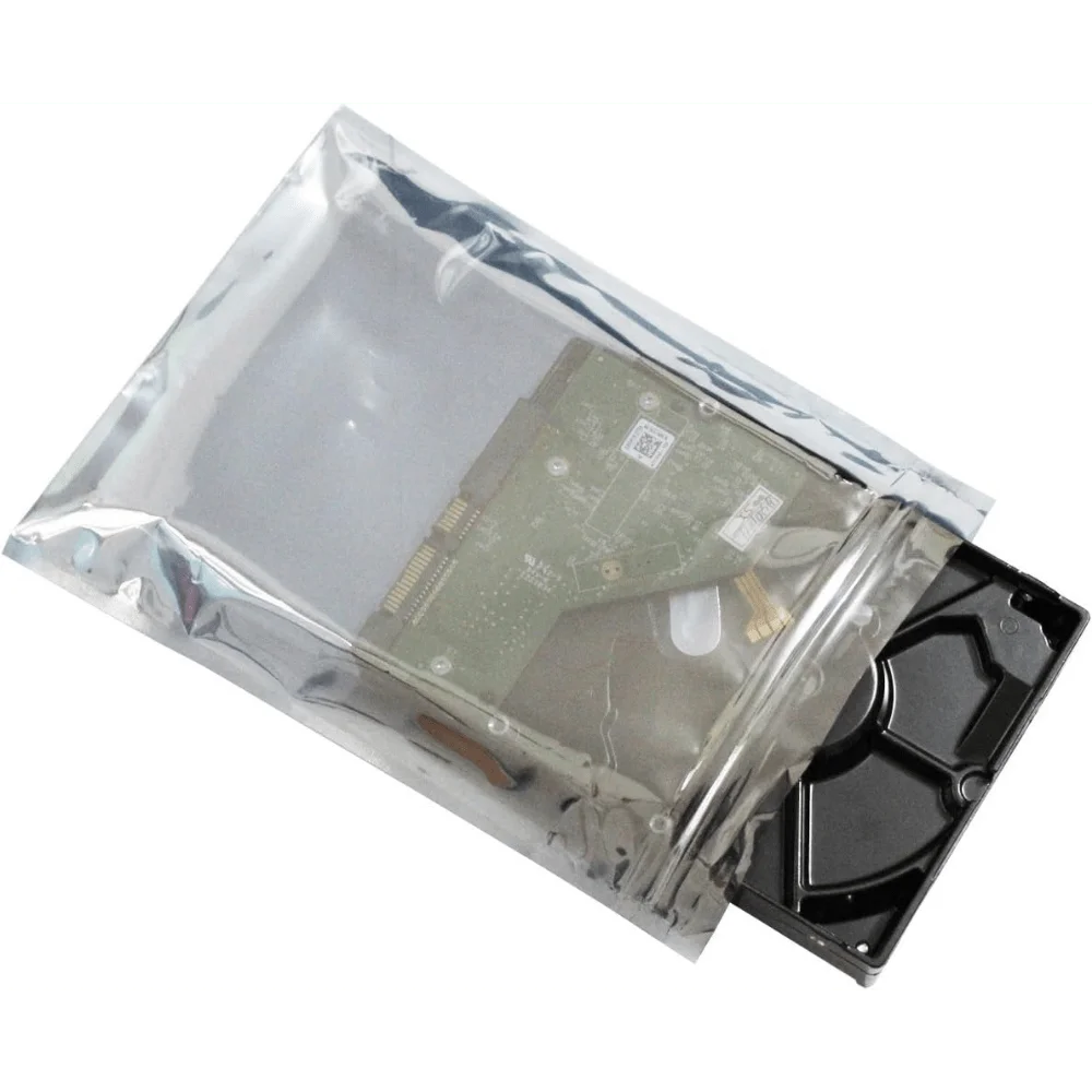 60-Pack Anti-static PET Resealable Bags - Reusable Storage Bags for Electronics, Jewelry, and Gift Packaging - 4