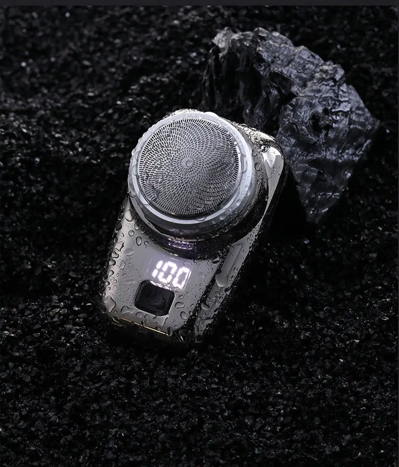 Waterproof Rechargeable Mini Men Pocket Machine 3 Knife Head Electric Shaver hair clipper hair trimmer