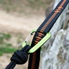 2Pcs High Bearing Capacity Hammock Straps 600lbs Breaking Strength Polyester Hammock Belt Rope 5 Ring Correias De Poliéster 4