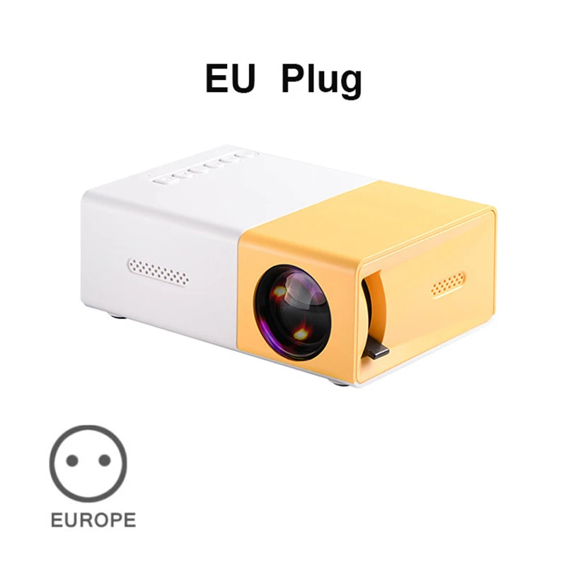 Bewinner Mini Beamer 1080P, YG300 Portable LED Projector