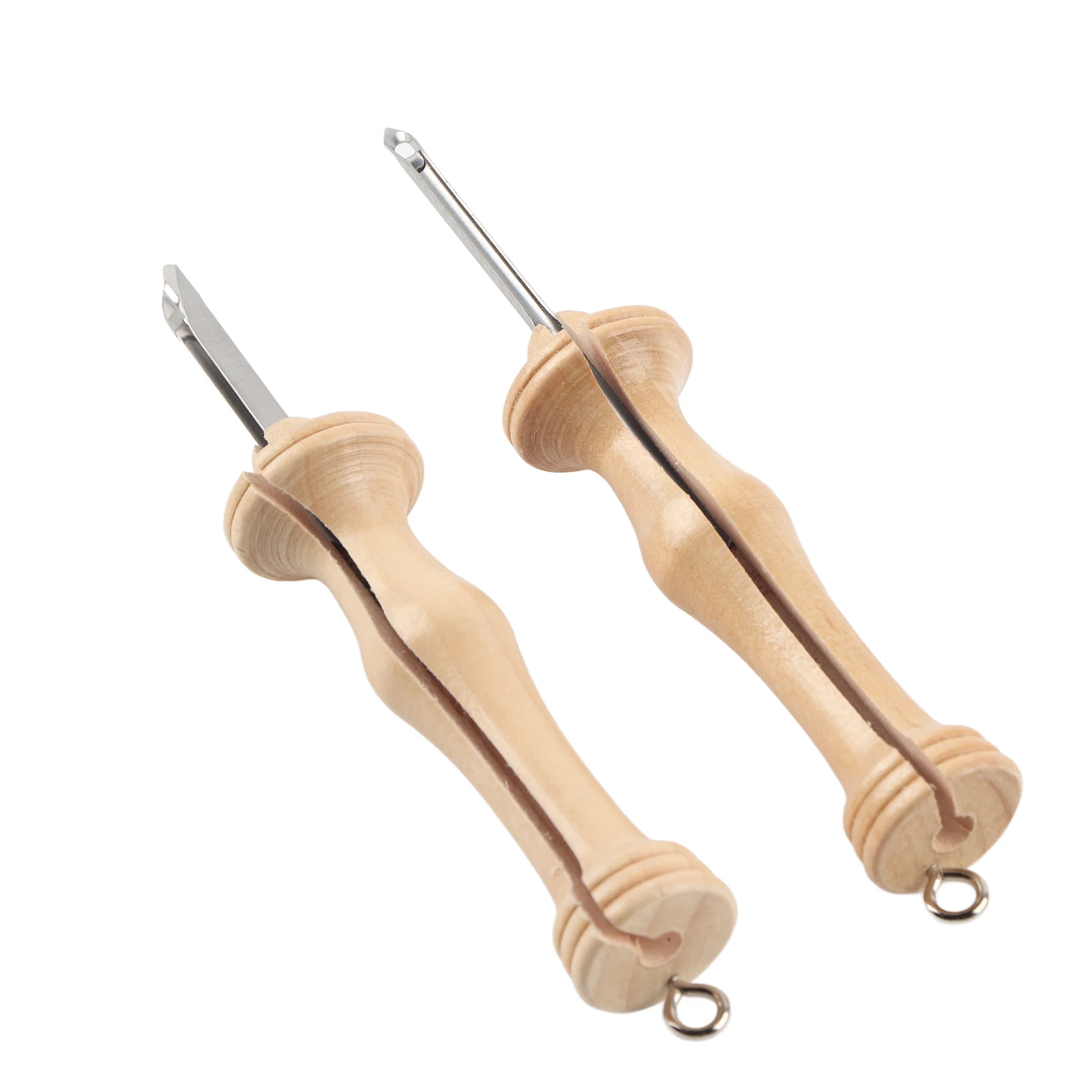 DIY Punch Needle Punch Needle Embroidery Kit Wooden Handle Yarn Needle DIY Hand‑Made Knitting Tools Punch Needle Tools