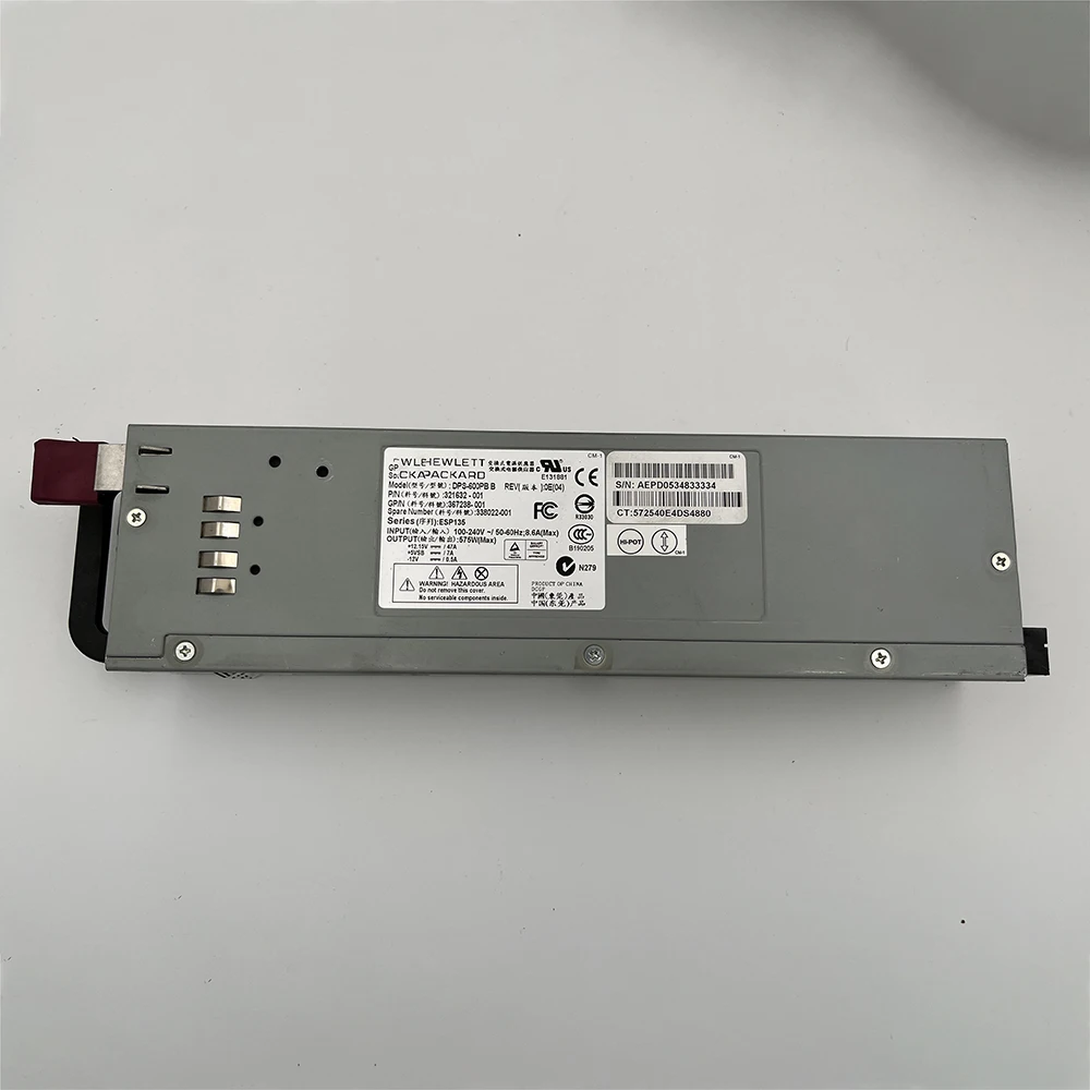 For HP DL 380 G4 Server Power DPS-600PB B 321632-501 321632-001 3 For HP DL 380 G4 Server Power DPS-600PB B 321632-501 321632-001