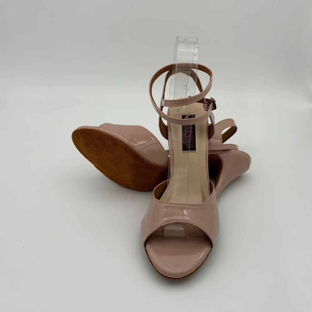 Sexy New Comfortable salsa shoes latin dance shoes tango wedding & party for women 628235NUPU Suede outsole low high heel