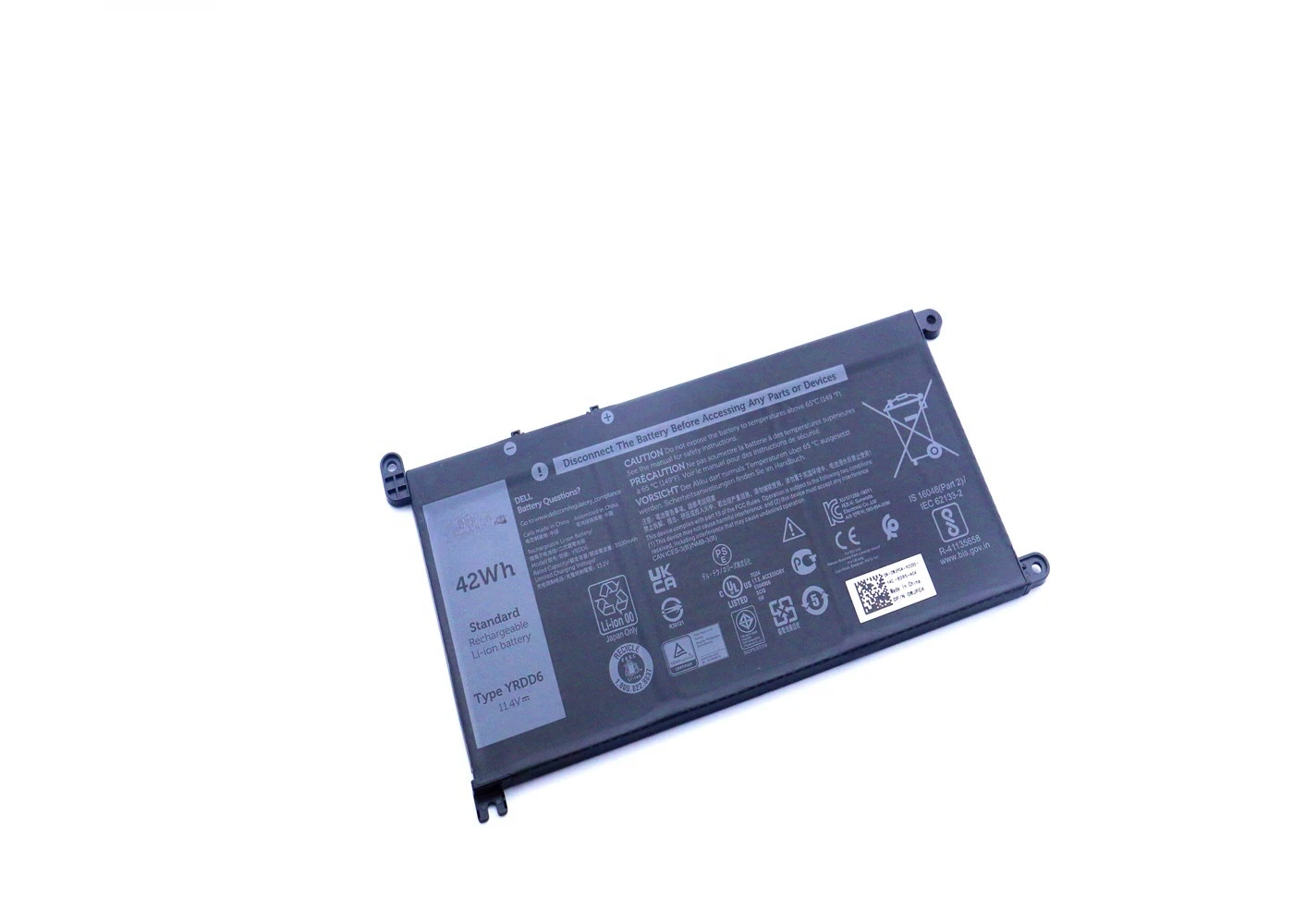 Bateria do Li-íon para Dell 14 5485 5481 5491 7586 em 11.4v 42wh Genuíno Original - Imagem 2