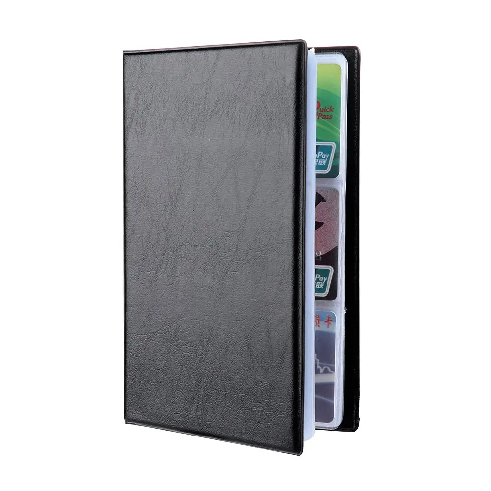 Leather 40/120/180/240/300 Cards ID Credit Card Holder Book Case Organizer Business  Cards ID Credit Card Holder Case 5