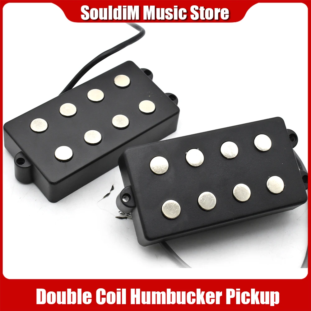 Open Bass Guitar Pickup 4 String Double Coil Humbucker