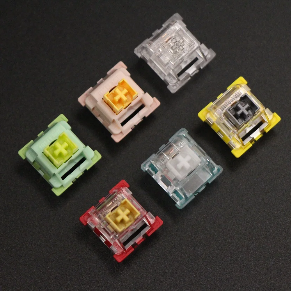 Mechanical Keyboard Outemu Switches 3Pin Silent Clicky Linear Tactile Similar Holy Panda Switch Lube RGB Gaming MX