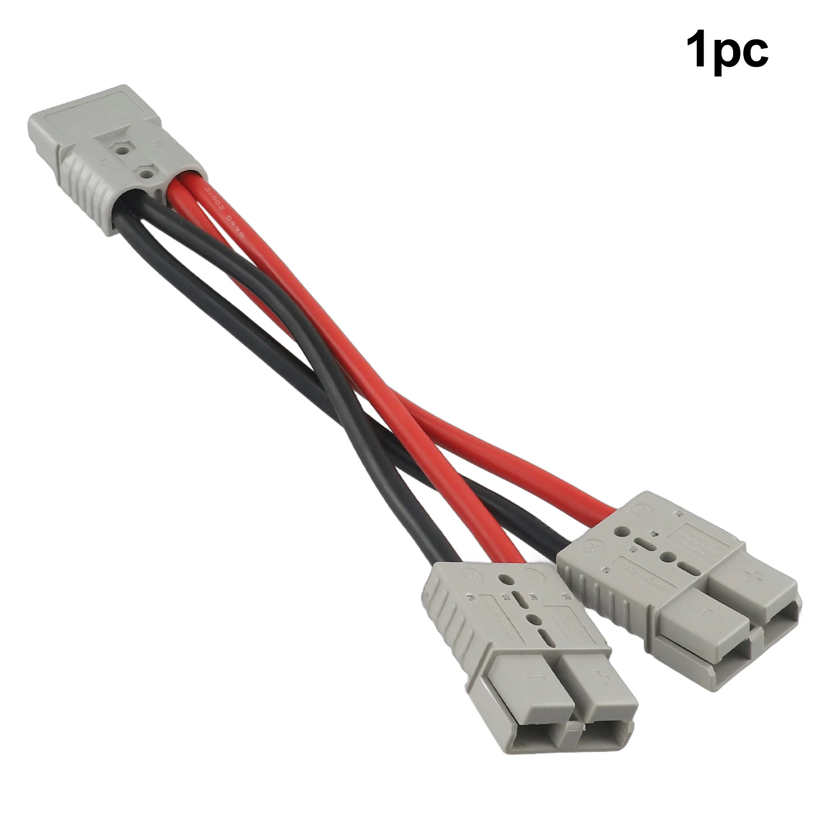 

1PCS 120A 600V FOR Anderson Plug Connector To Dual Y Adapter 6AWG Car Cable Power Connection 4-6AWG 30cm 50cm Length Electrical