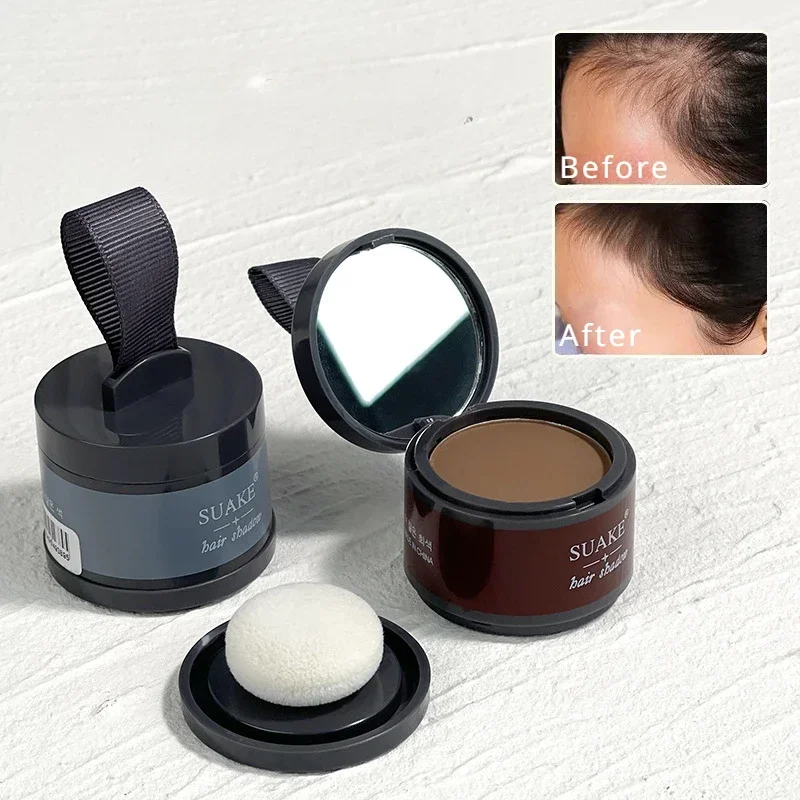 Hair Building Powder 1Bottle Waterproof Natural Eyebrow Brown Hair Line Edge Control Shadow Makeup Root CoverUp