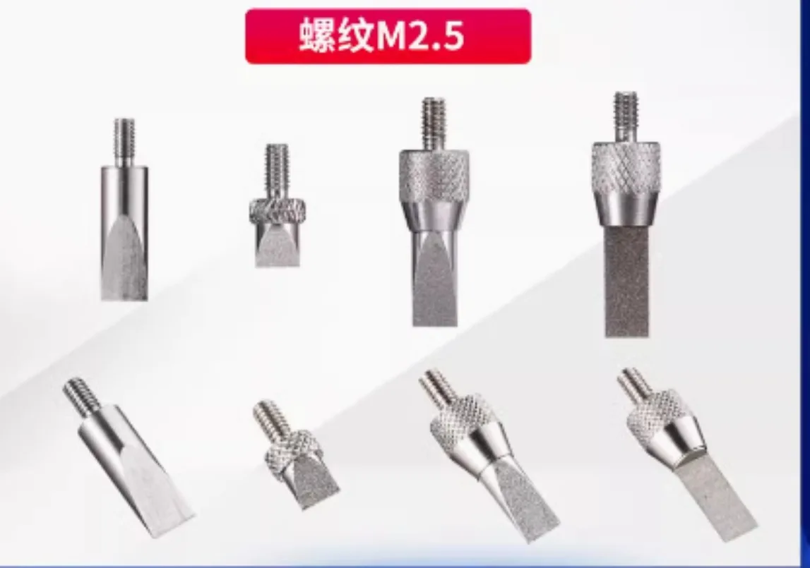 Dial Indicator Stylus Probe M2.5mm Height Gauge Flat Probe Alien Pointed Cone Blade Arc Needle