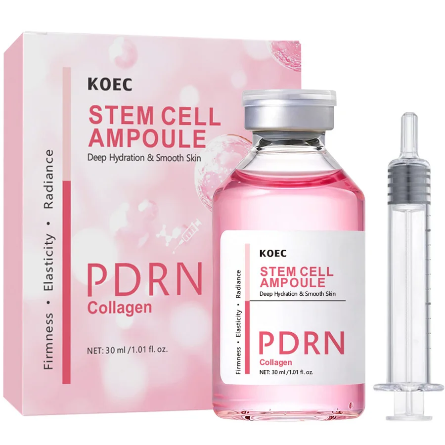PDRN Deep Collagen Intensive Lifting Ampoule Korean Anti-Aging Serum for Face With Cell Ampoule Skin Tightening & Firming