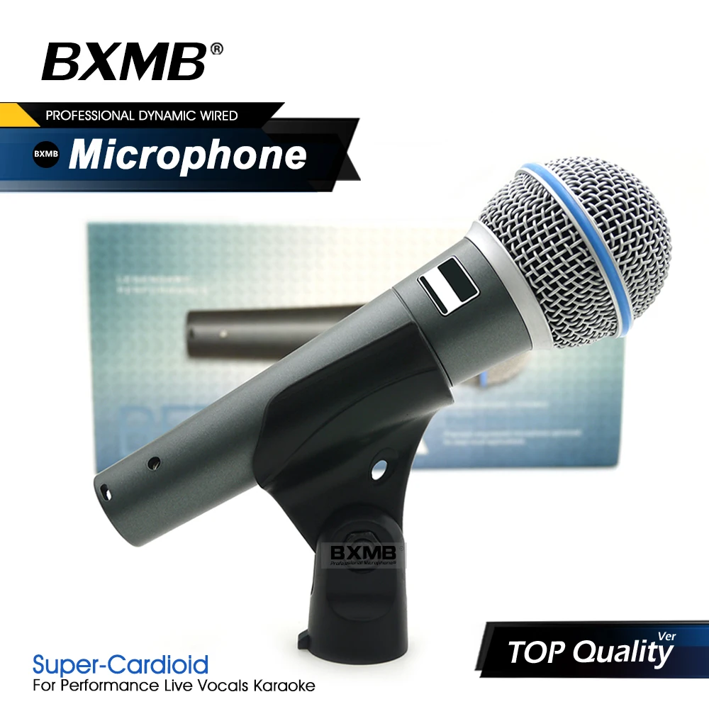 

BETA58A BETA58 Professional Wired Microphone Super-Cardioid Dynamic BETA Mic For Karaoke Live Vocals Performance Podcast Stage