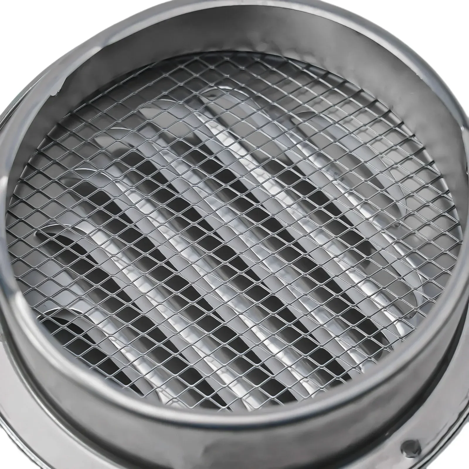 1Pc 70-300mm Round Stainless Steel Air Vent Grille Insect Protection Home Exterior Wall Ducting Ventilation Tool Vents