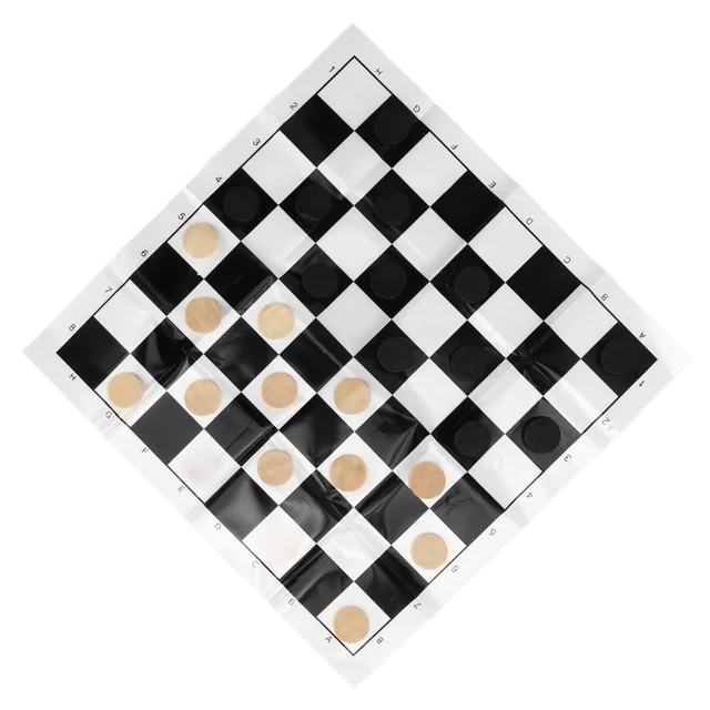 24 jogos de tabuleiro de xadrez de plástico do pc draughts compactos  dobráveis pp com xadrez filme damas peças de xadrez juegos de mesa -  AliExpress