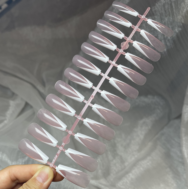 Matte Super Long Coffin False Nail Artificial Fingernails Fake Nails Nail Beauty Finger Manicure Free Shipping Items