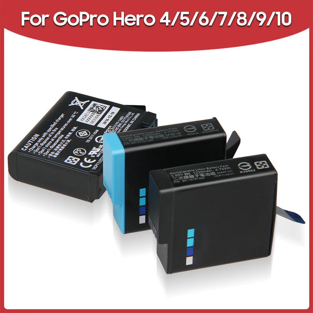 GoPro Hero 8 Héros 9 Héros 10 Porte de batterie de remplacement