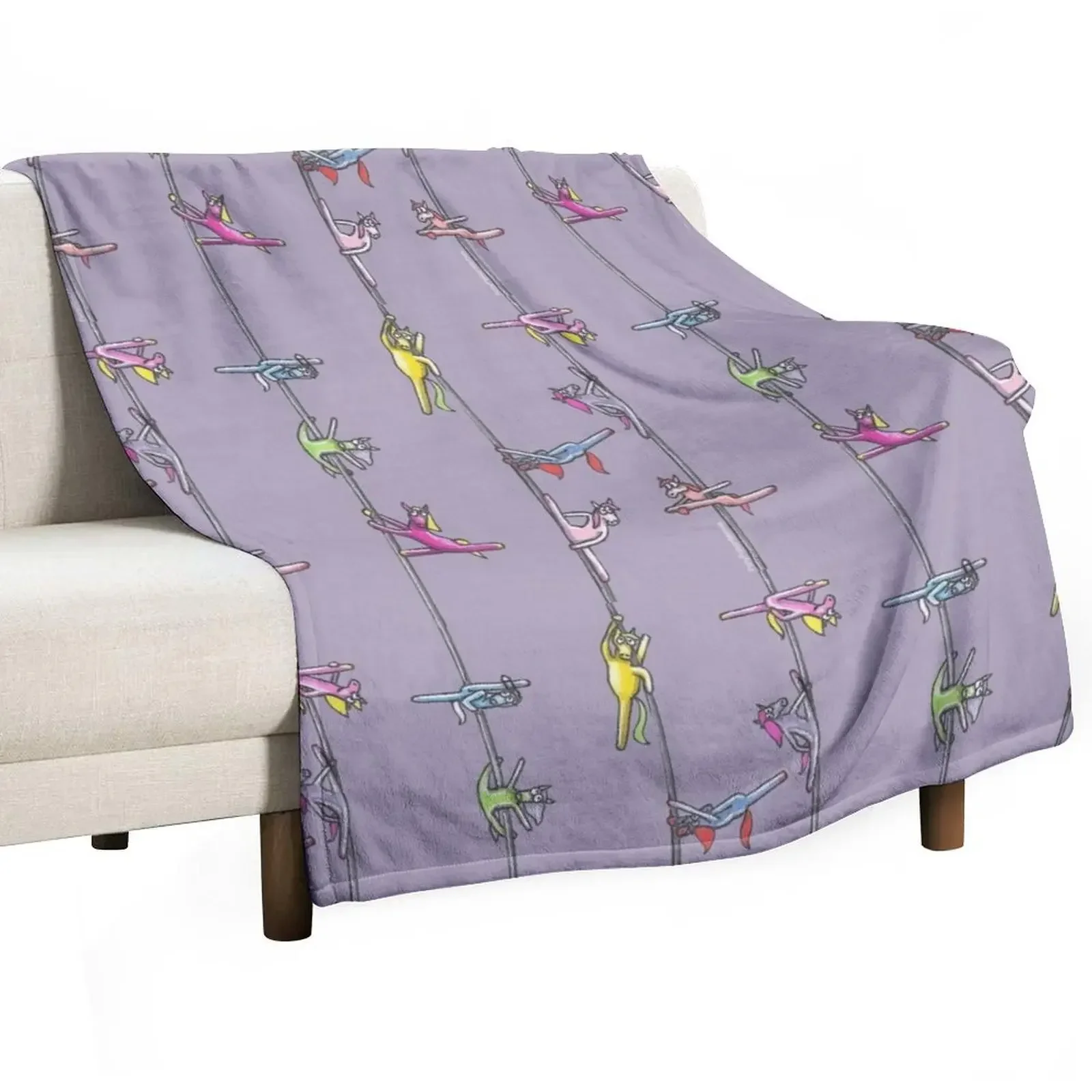 

New Pole Spreadies Design Throw Blanket christmas gifts Fluffy Softs Vintage Bed Fashionable Blankets