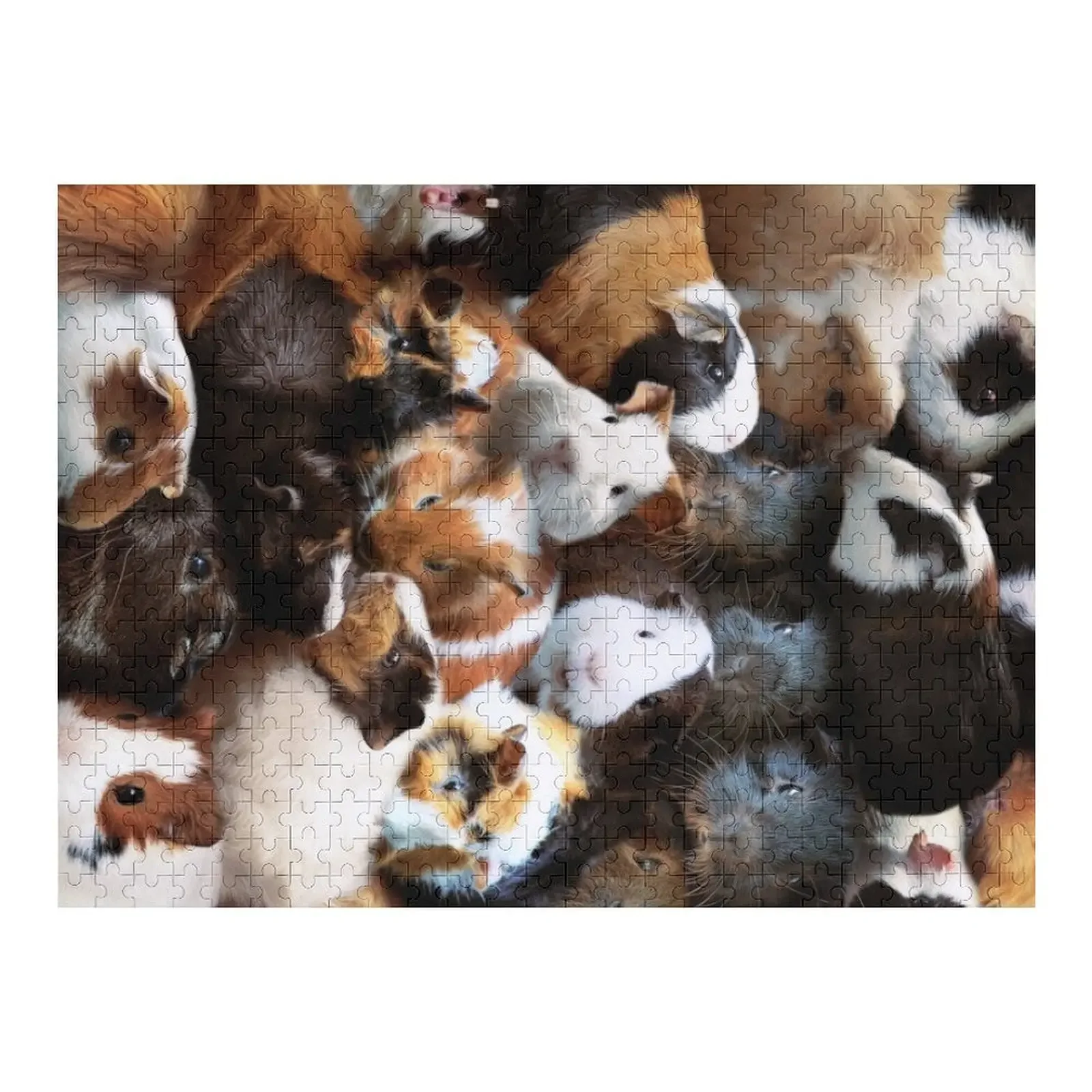 

Guinea Pigs Jigsaw Puzzle Wooden Compositions For Children Personalized Toy Jigsaw Pieces Adults Works Of Art Puzzle