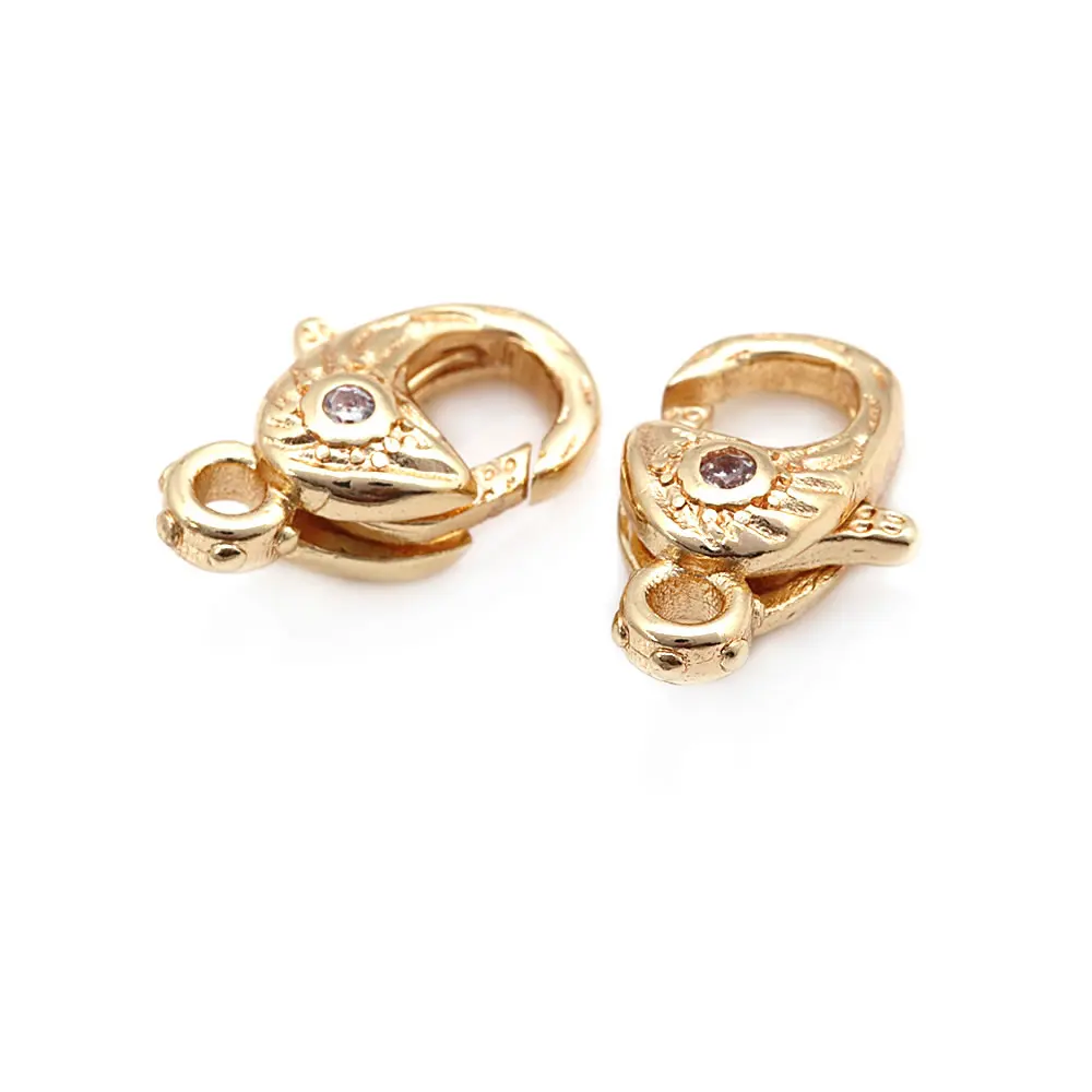 18K 골드 컬러 목걸이 팔찌 연결 클래스프 고품질 DIY 액세서리 제작 재료 로즈다이 공식 홈페이지