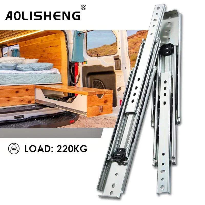 AOLISHENG Guias Correderas Para Cajones 700mm Rieles Para Cajones