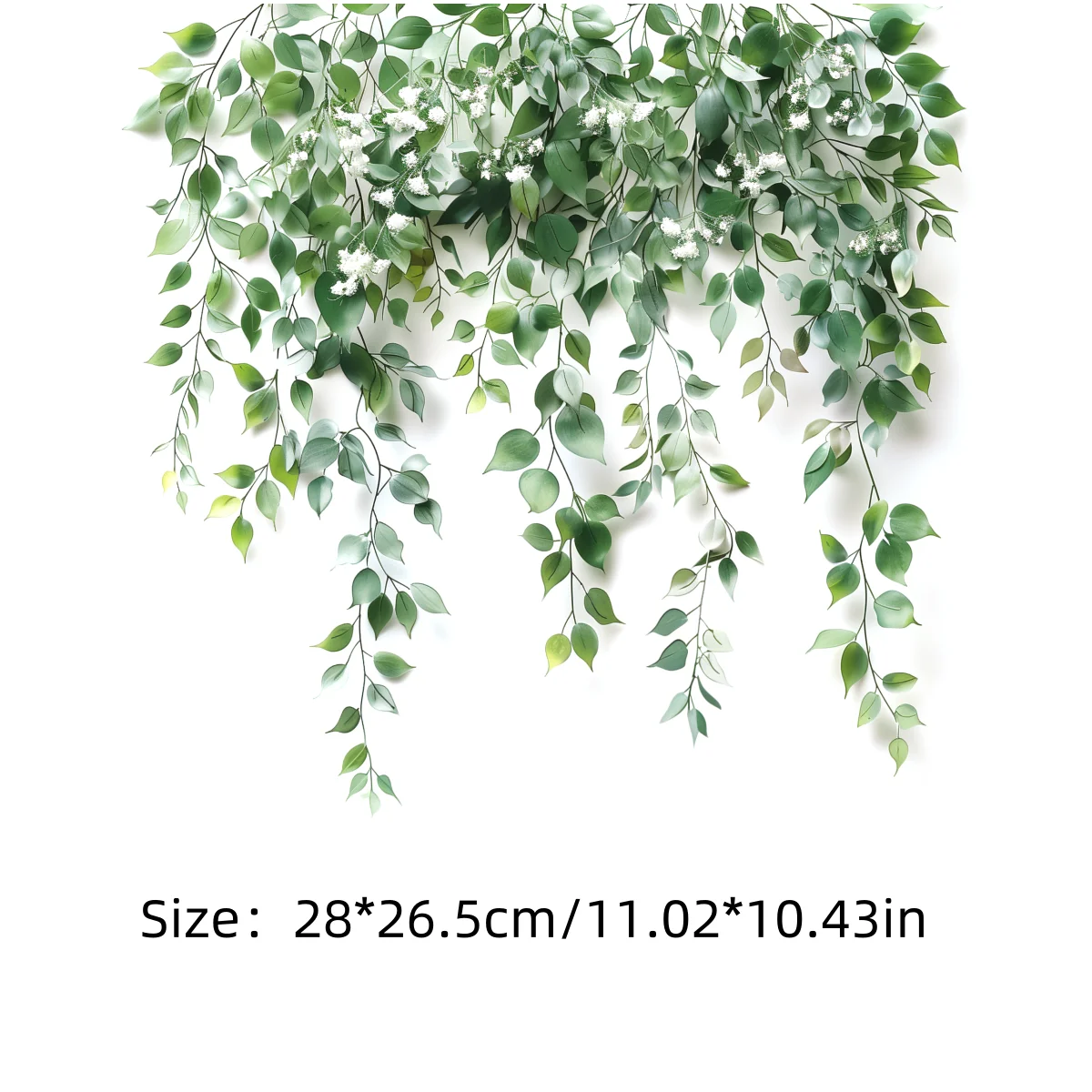 1pc Beautiful Flowers and Leaves Wall Stickers Toilet Stickers Bathroom Decoration Self-Adhesive Waterproof Stickers