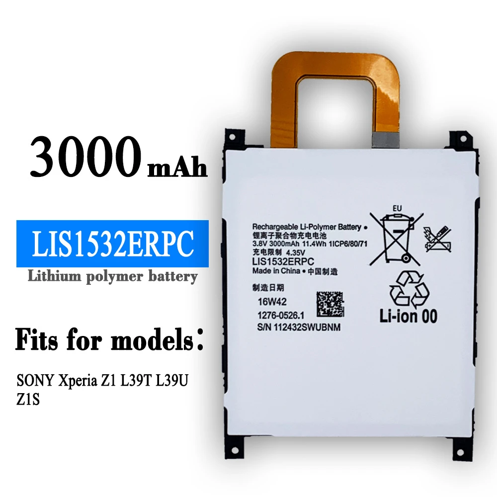 описание присъда Спрете да знаете LIS1532ERPC Orginal Phone Battery For Sony Xperia Z1 Z1S L39T L39U  Replacement Internal Li ion Batteries 3000mAh With Free Tools| | -  AliExpress