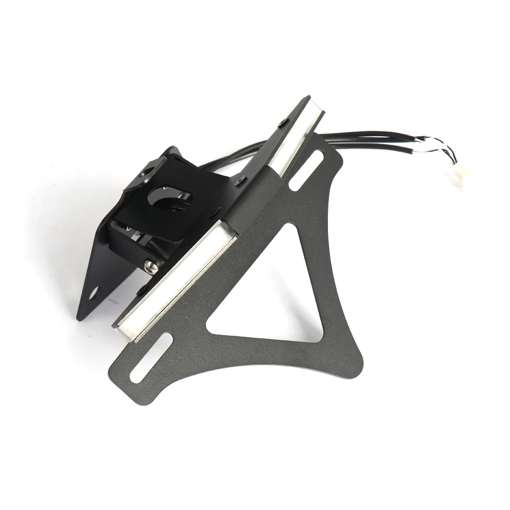 아프릴리아 RS660 투오노 660 V4 RSV4 1100 팩토리 모터사이클 테일 타이디 펜더 제거기 LED 라이트용 접이식 번호판 홀더